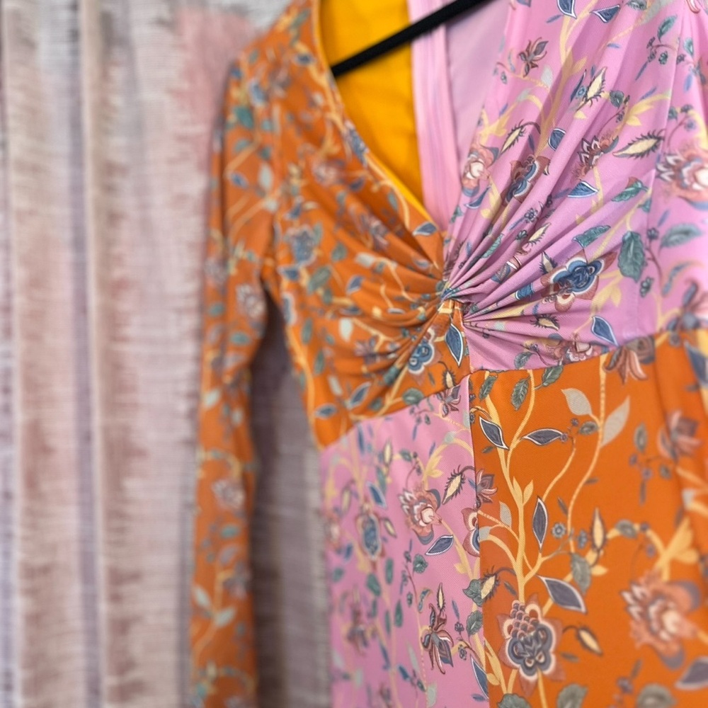 Rachel Antonoff Olivia Long Sleeve Midi Dress, NEW - Picture 7 of 15